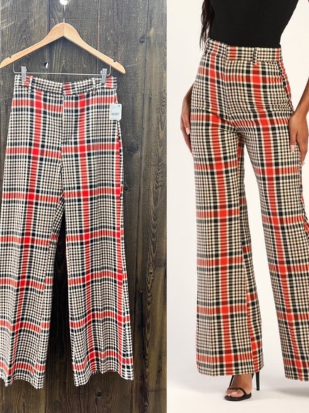 Free People Plaid Pant